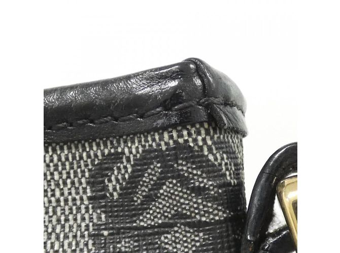 Graue beschichtete Canvas-Schultertasche von Loewe Braun - Ansicht 6