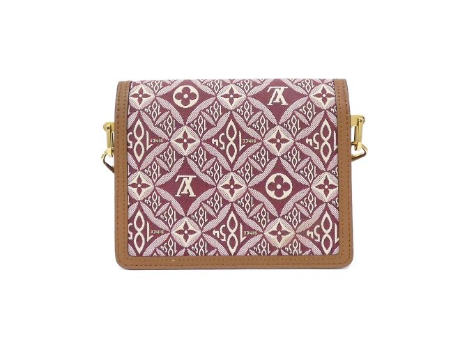 Dauphine Mini Schultertasche SINCE1854 von Louis Vuitton Rot Bordeaux - Ansicht 2