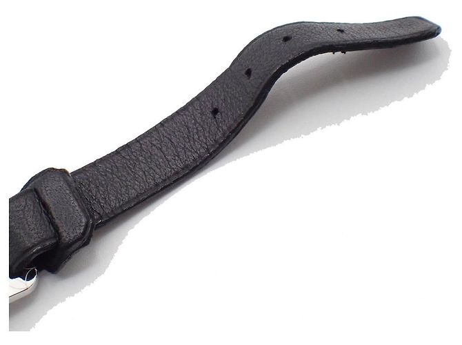 Bracciale Louis Vuitton Champs Elysées in pelle Nero - vista 7