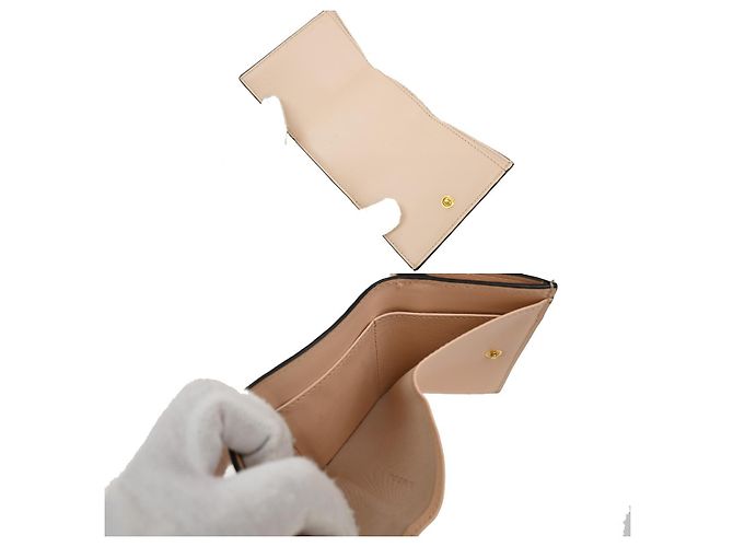 Fendi F is Fendi Dreiteiliges Leder-Portemonnaie Micro Pink - Ansicht 5
