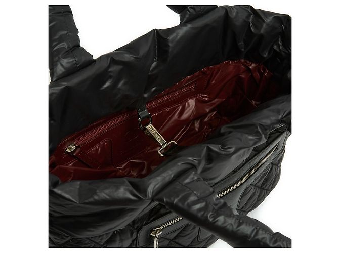 Chanel 2009 Sacco Cabas Cocoon Nylon Nero PM Borsa Mini Tote - vista 5