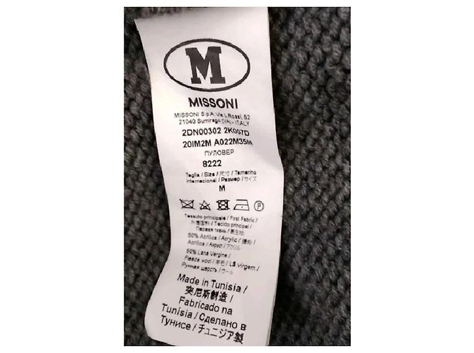 Missoni Jersey de lana gris - vista 8