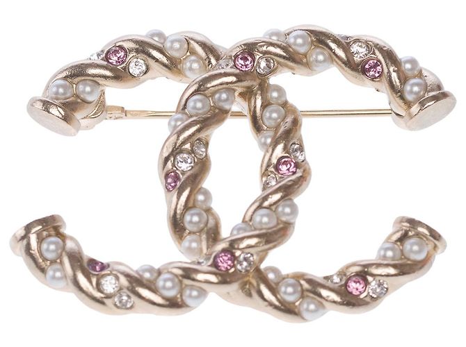 Bijoux CHANEL CC en Métal Doré - 103121 - vue 2