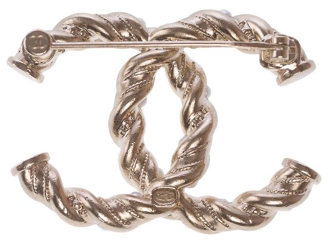 Bijoux CHANEL CC en Métal Doré - 103121 - vue 3