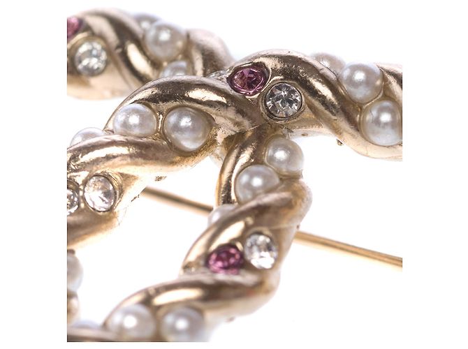 Bijoux CHANEL CC en Métal Doré - 103121 - vue 4