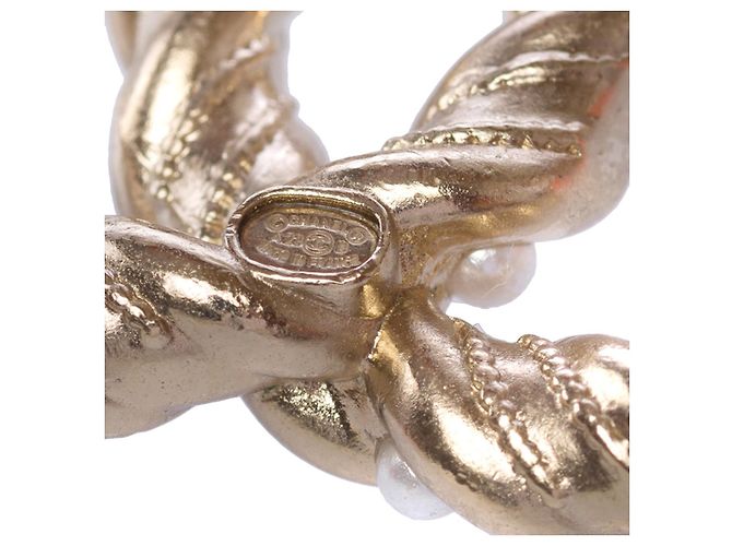 Bijoux CHANEL CC en Métal Doré - 103121 - vue 6