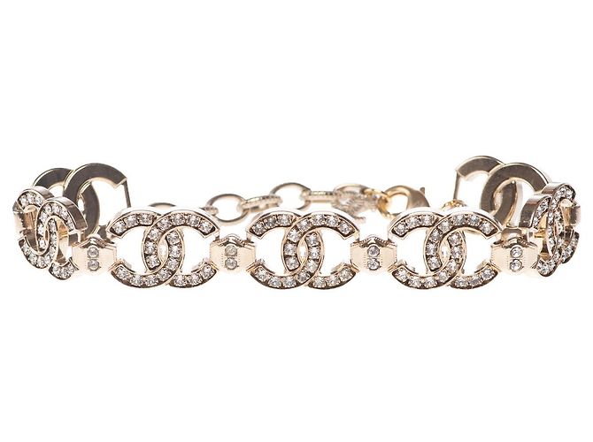 Gioielli CHANEL CC in Metallo Dorato - 103098 D'oro - vista 2
