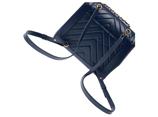 Borsa CHANEL in Pelle Blu - 103151 - vista 10