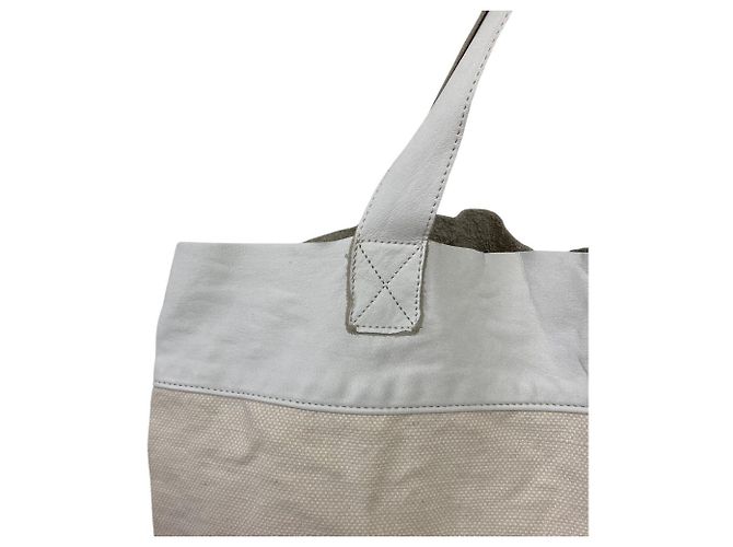 Borsa tote in tela di lino e cotone COMME des GARCONS - vista 4