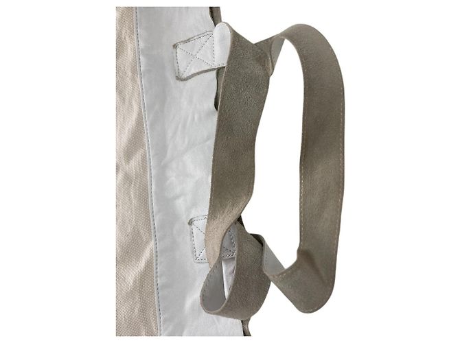 Borsa tote in tela di lino e cotone COMME des GARCONS - vista 6