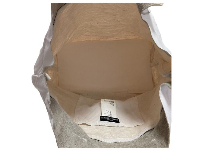 Borsa tote in tela di lino e cotone COMME des GARCONS - vista 7