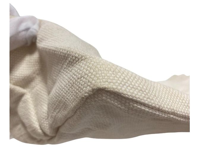 Borsa tote in tela di lino e cotone COMME des GARCONS - vista 9