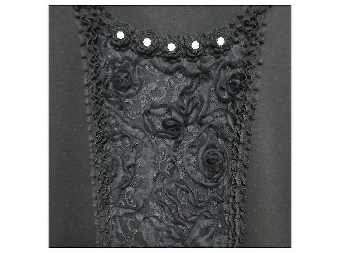 Autre Marque Ingeborg Spitzenlangkleid Schwarz - Ansicht 4