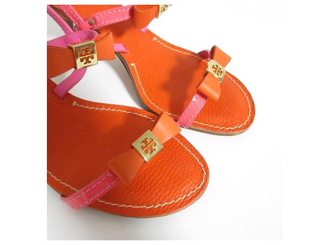 Sandálias de tiras de couro Tory Burch - vista 2