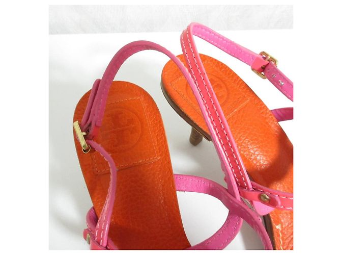 Sandálias de tiras de couro Tory Burch - vista 6