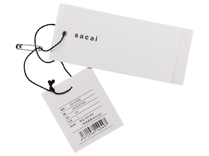Pullover da abito Sacai Bonding Bianco - vista 11