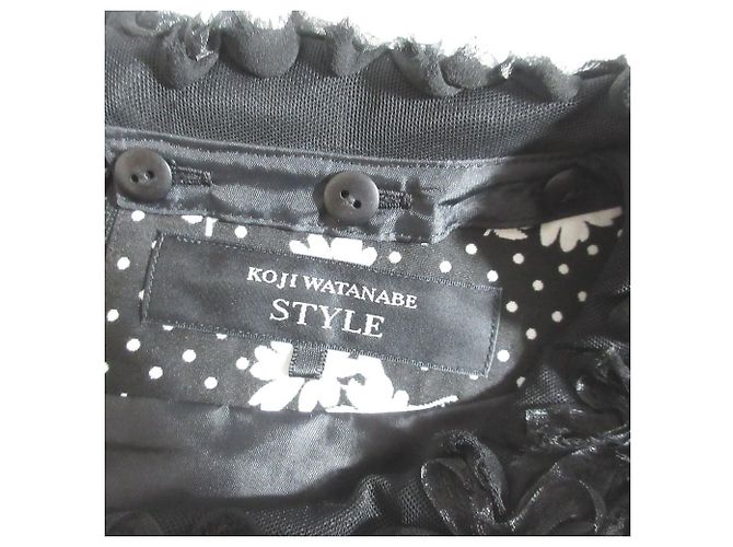 Autre Marque KOJI WATANABE STYLE Kleid Schwarz - Ansicht 6