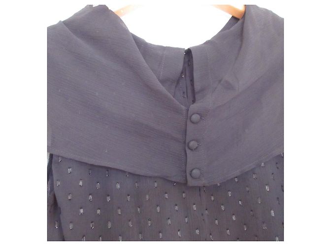Autre Marque Blusa sin mangas con lazo Snidel Negro - vista 3