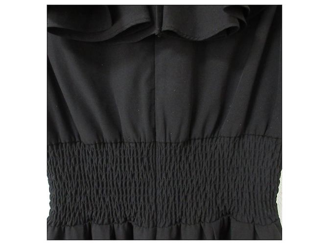 Autre Marque CELFORD Voluminöses Rüschenkleid Schwarz - Ansicht 11