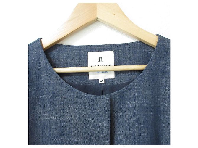 Conjunto de denim con cinta LANVIN en Azul - vista 13