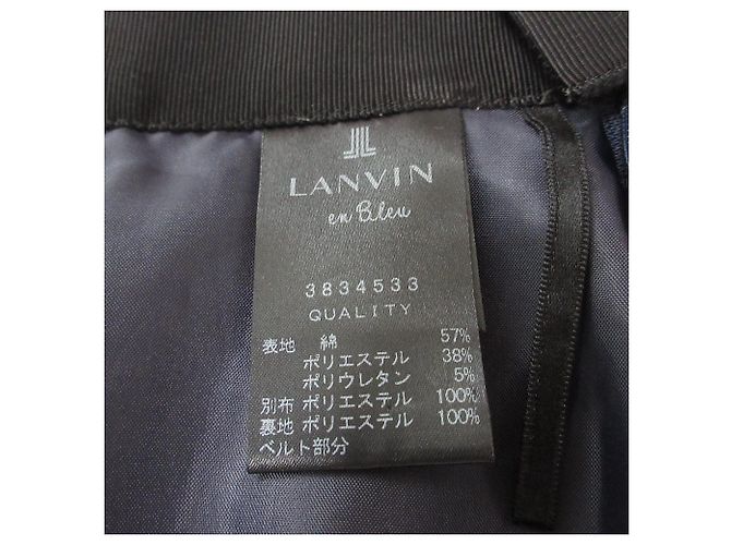 Conjunto de denim con cinta LANVIN en Azul - vista 14