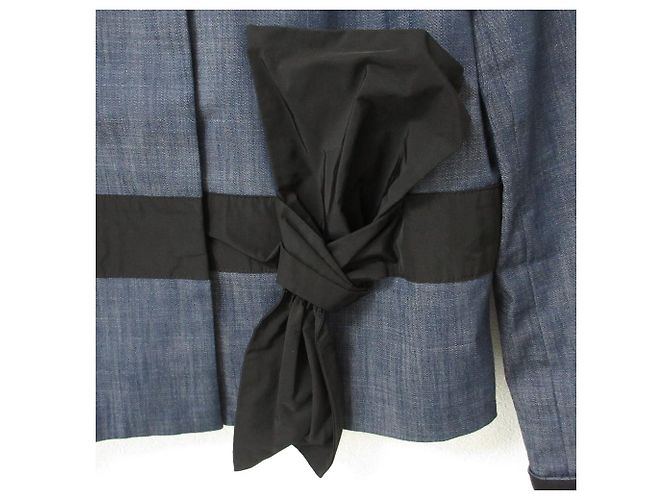 Conjunto de denim con cinta LANVIN en Azul - vista 17
