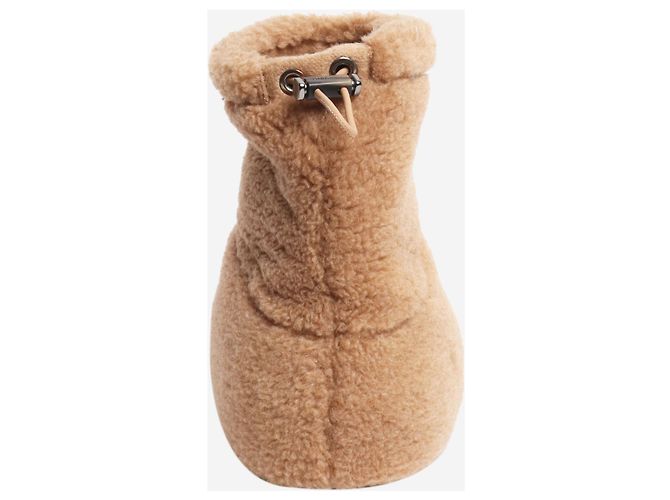 Loro Piana Botas de piel de oveja marrones - talla EU 37 (UK 4) Castaño - vista 3