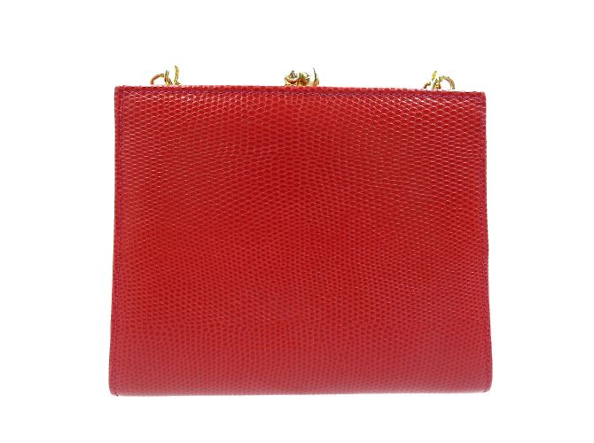 Borsa a Spalla Vara Ribbon di Salvatore Ferragamo Rosso - vista 2