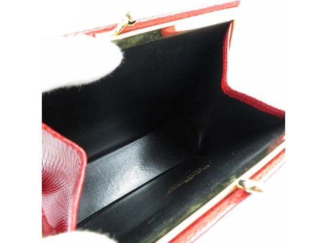 Borsa a Spalla Vara Ribbon di Salvatore Ferragamo Rosso - vista 5