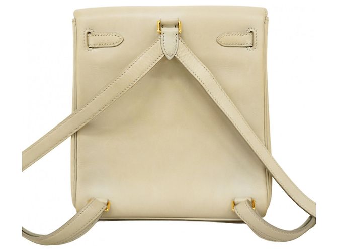 Mochila Hermès Kelly Ad PM en Vogue Gulliver Blue Pale - vista 14