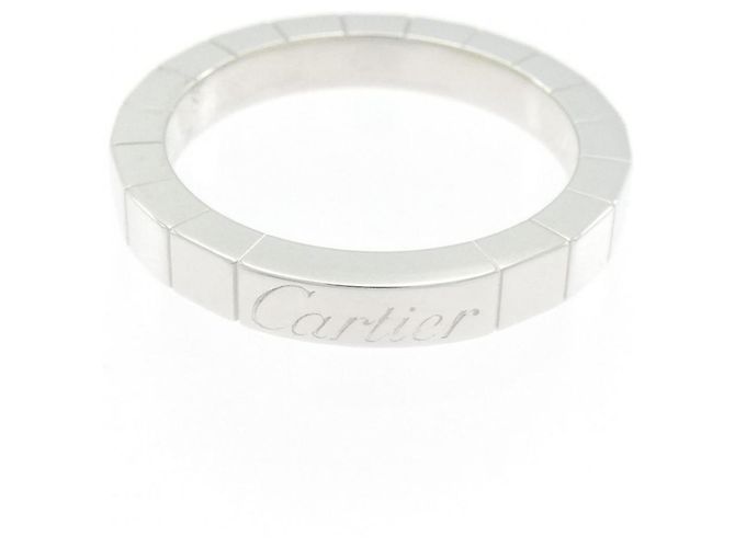 Anello in oro bianco 18K Cartier Lanières - vista 2