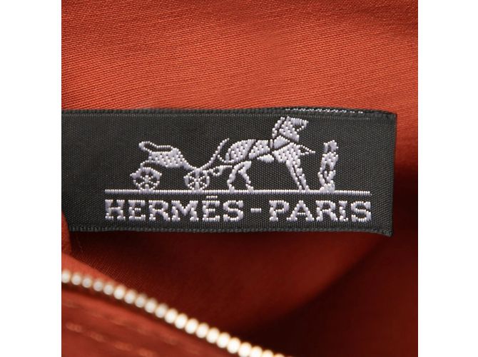 Hermès Borsa a tracolla Hermes Acapulco Basas MM Arancione - vista 5