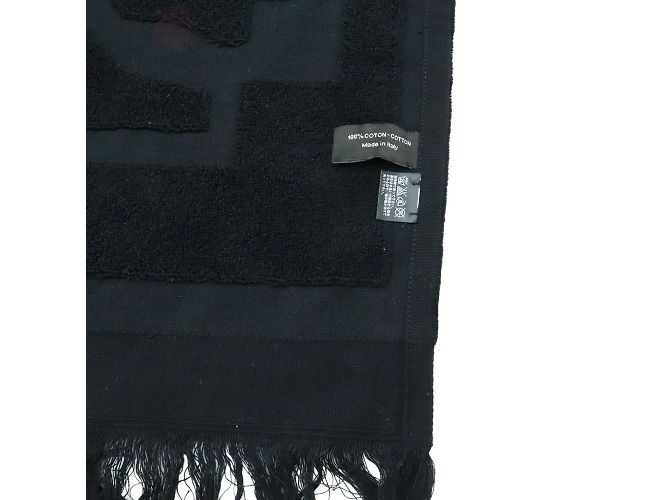 Borsa da spiaggia Chanel Coco Mark Nero - vista 10