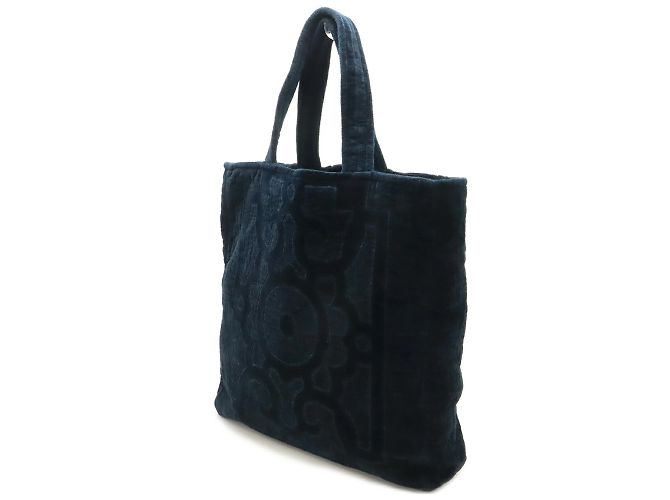 Borsa da spiaggia Chanel Coco Mark Nero - vista 3