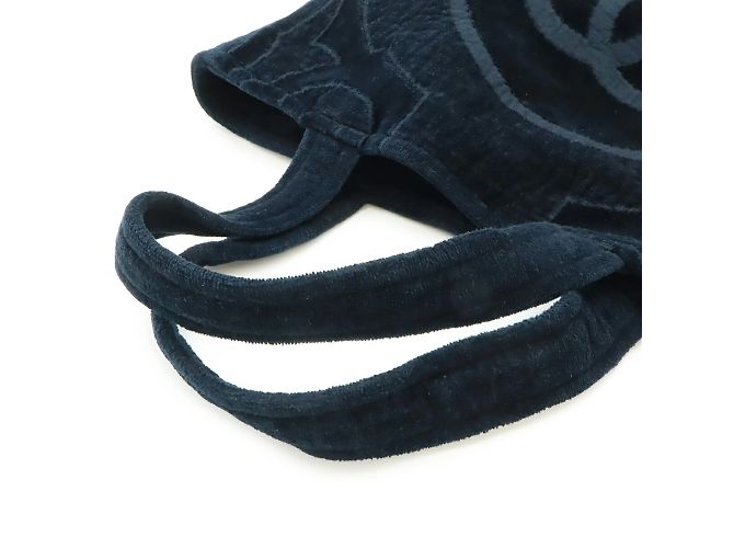Borsa da spiaggia Chanel Coco Mark Nero - vista 6