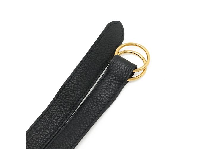 Hermès HERMES Dogon Poche Borsa a Vita Nero - vista 6