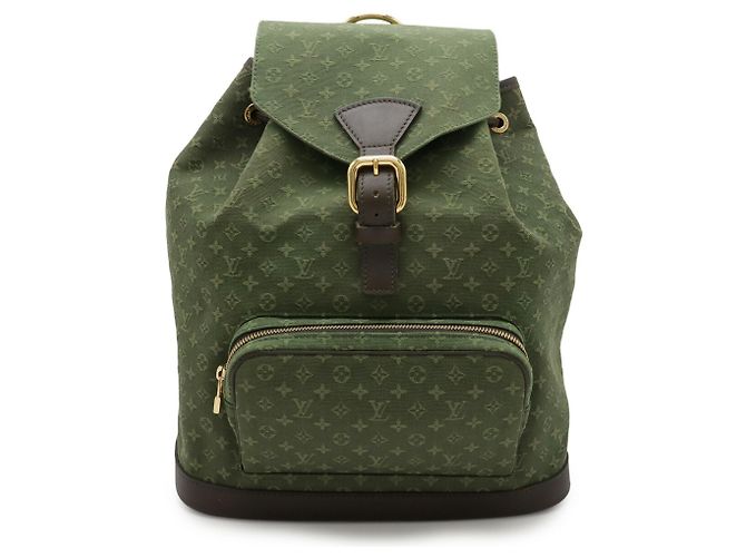 Zaino Mini Montsouris GM Monogram di Louis Vuitton Verde Cachi Monogramma - vista 2