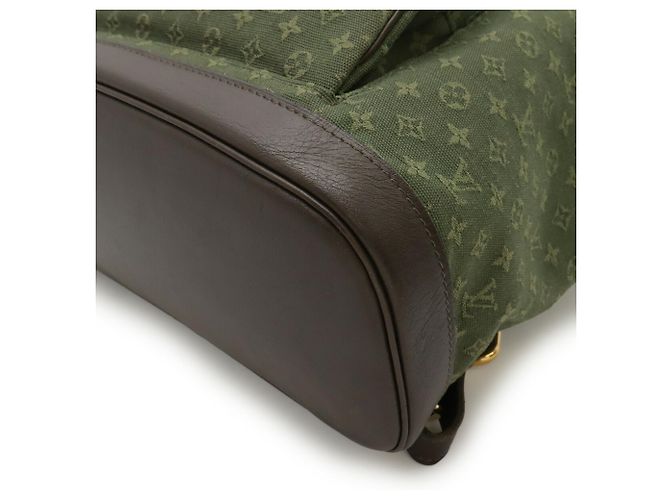Zaino Mini Montsouris GM Monogram di Louis Vuitton Verde Cachi Monogramma - vista 4