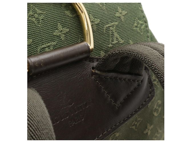 Zaino Mini Montsouris GM Monogram di Louis Vuitton Verde Cachi Monogramma - vista 6