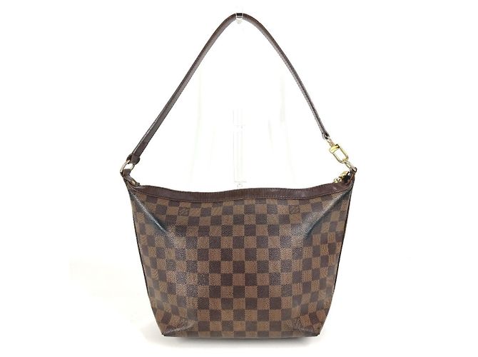 Borsa a Spalla Damier Illovo MM di Louis Vuitton Marrone Damier ebene - vista 2