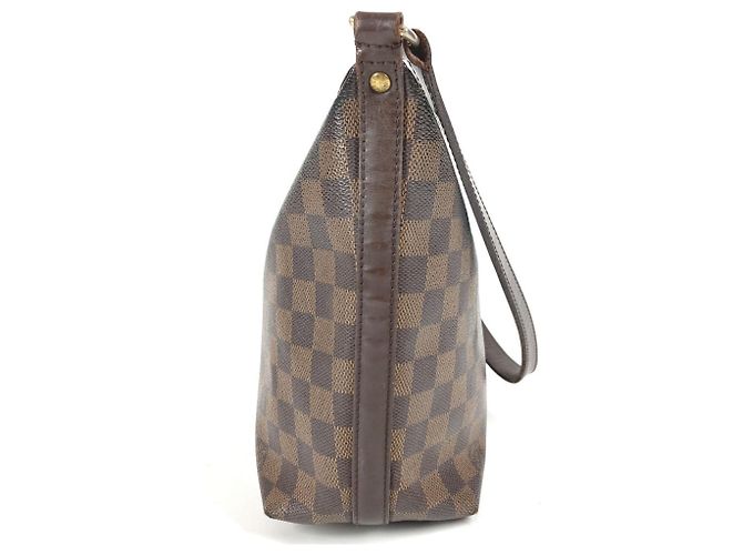 Borsa a Spalla Damier Illovo MM di Louis Vuitton Marrone Damier ebene - vista 3