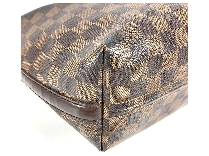Borsa a Spalla Damier Illovo MM di Louis Vuitton Marrone Damier ebene - vista 7