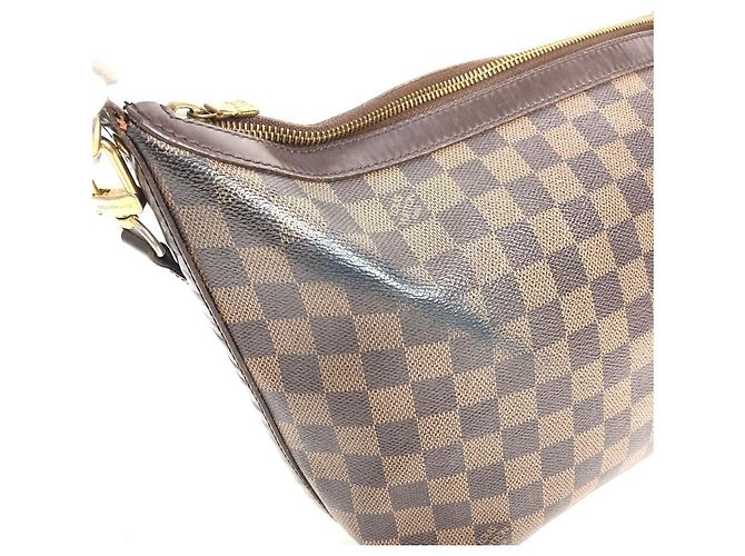 Borsa a Spalla Damier Illovo MM di Louis Vuitton Marrone Damier ebene - vista 8