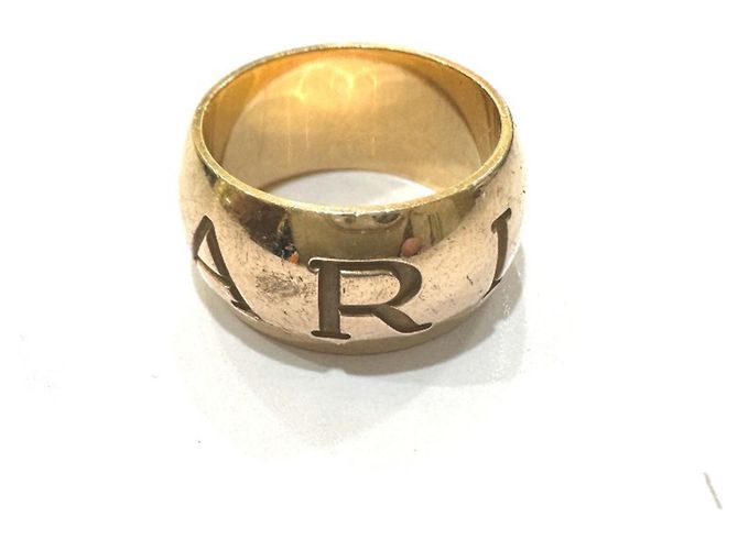 Bulgari Anello Monologo in Oro Rosa 18K Bvlgari D'oro - vista 3