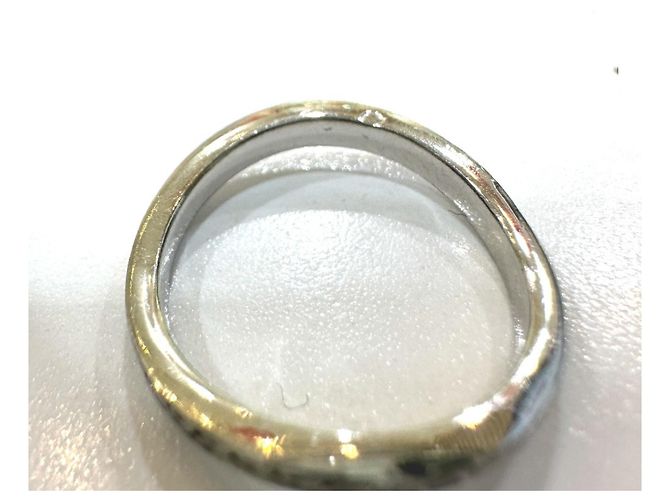 Chanel Pt950 Ribbon Full Diamond Eternity Ring Silber - Ansicht 7