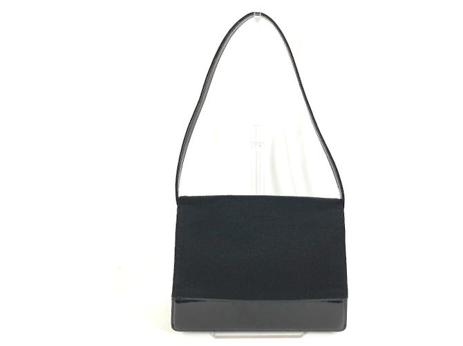 Chanel Vintage CC Coco Mark Logo Flap Shoulder Bag Black - view 2