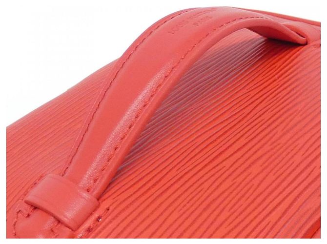 Borsa a mano mini Nice Epi Louis Vuitton Rosso - vista 5