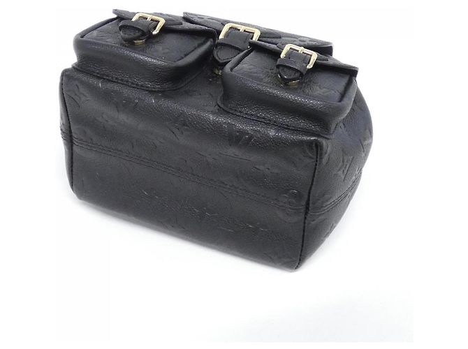 Zaino Monogram Empreinte Louis Vuitton Nero - vista 3