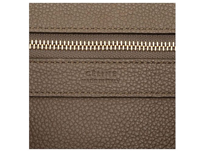Céline Celine Kleine Braune Leder Phantom Cabas Tasche - Ansicht 5