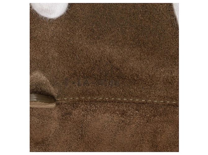 Céline Celine Kleine Braune Leder Phantom Cabas Tasche - Ansicht 6